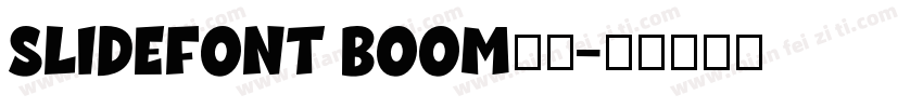 slidefont boom字体字体转换